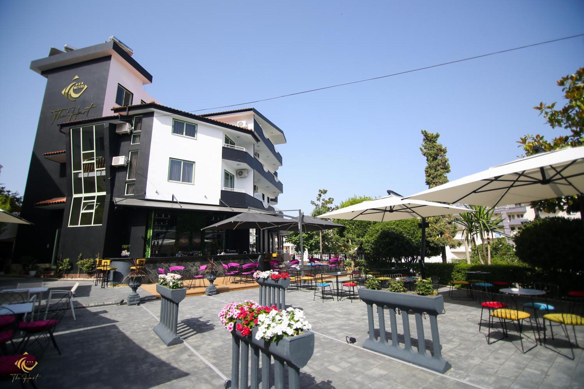 Hotel The Hart Vlorë Exterior foto